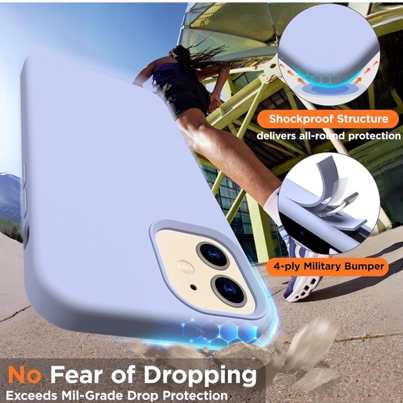 IPhone 12/12 pro case 6.1” Light Blue Brand New - Picture 6 of 10